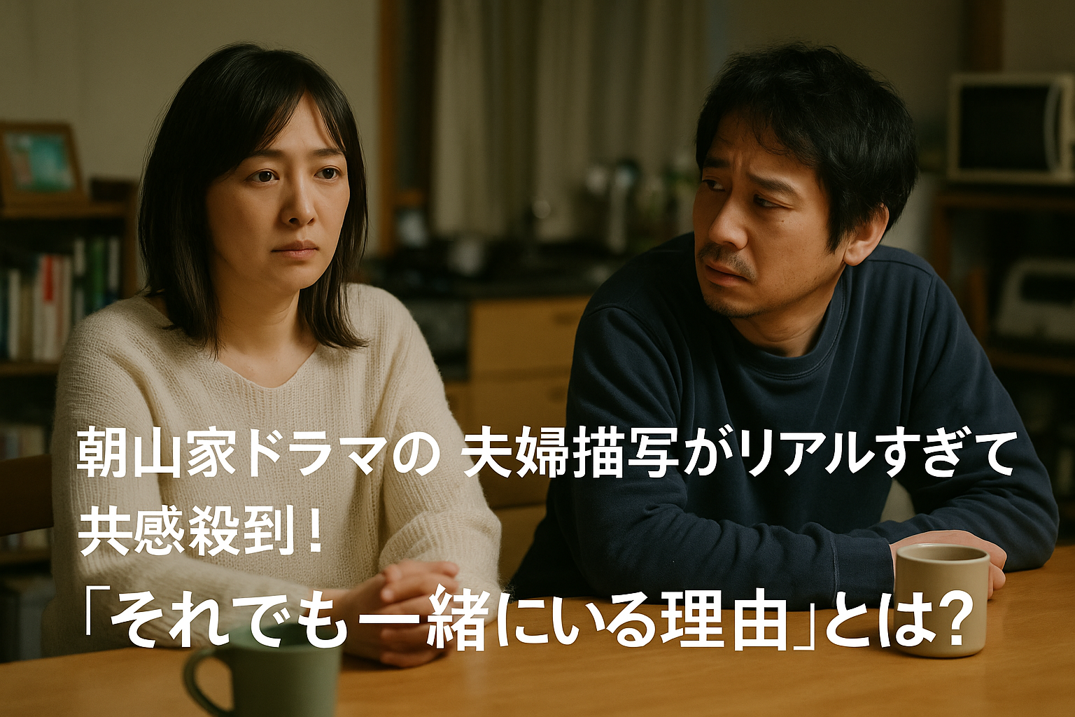 朝山家ドラマに共感続出！リアルな夫婦描写の理由とは？