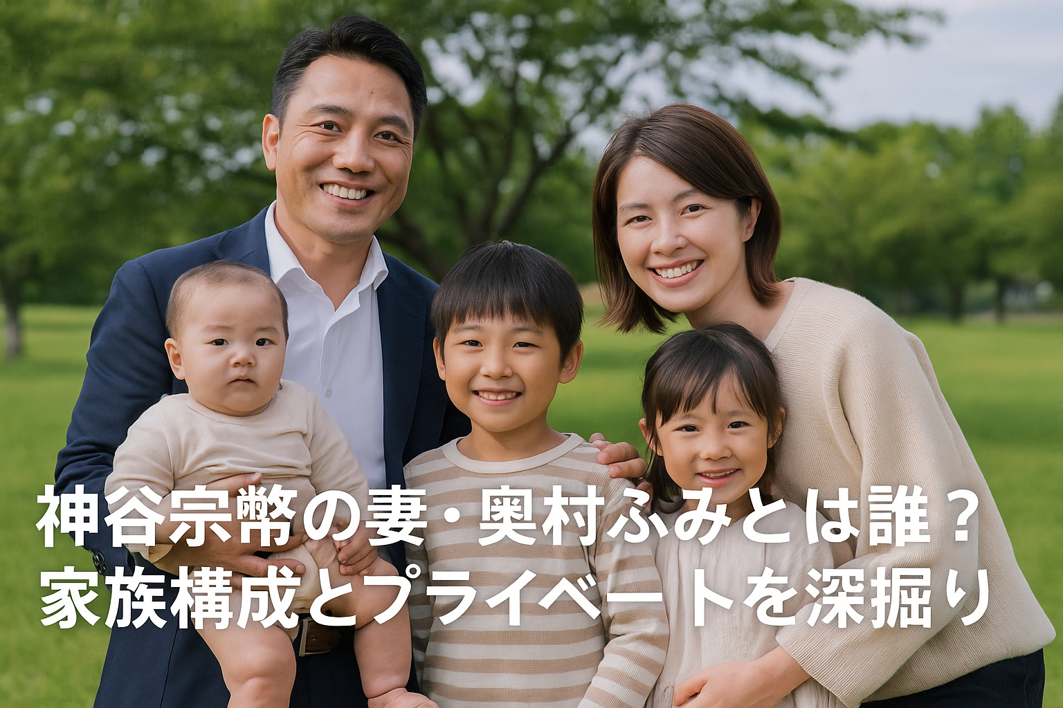 神谷宗幣と奥村ふみの家族構成と私生活を深掘り！