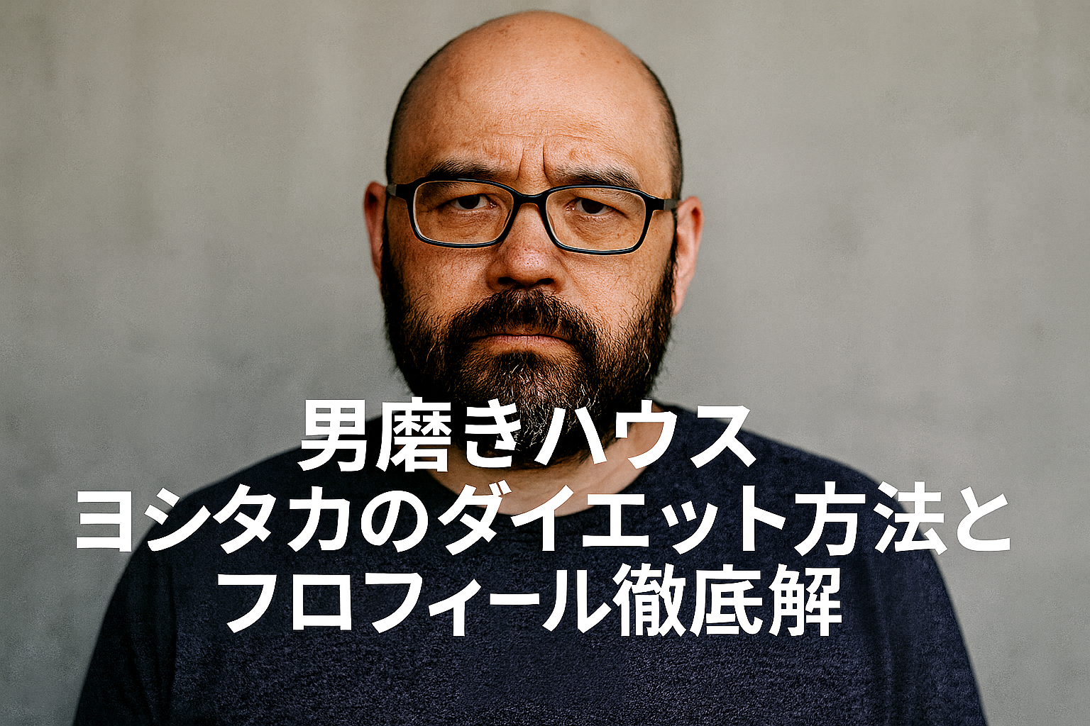【男磨きハウス】ヨシタカのダイエット方法とプロフィール徹底解説｜40kg減量のコツと実践ポイント