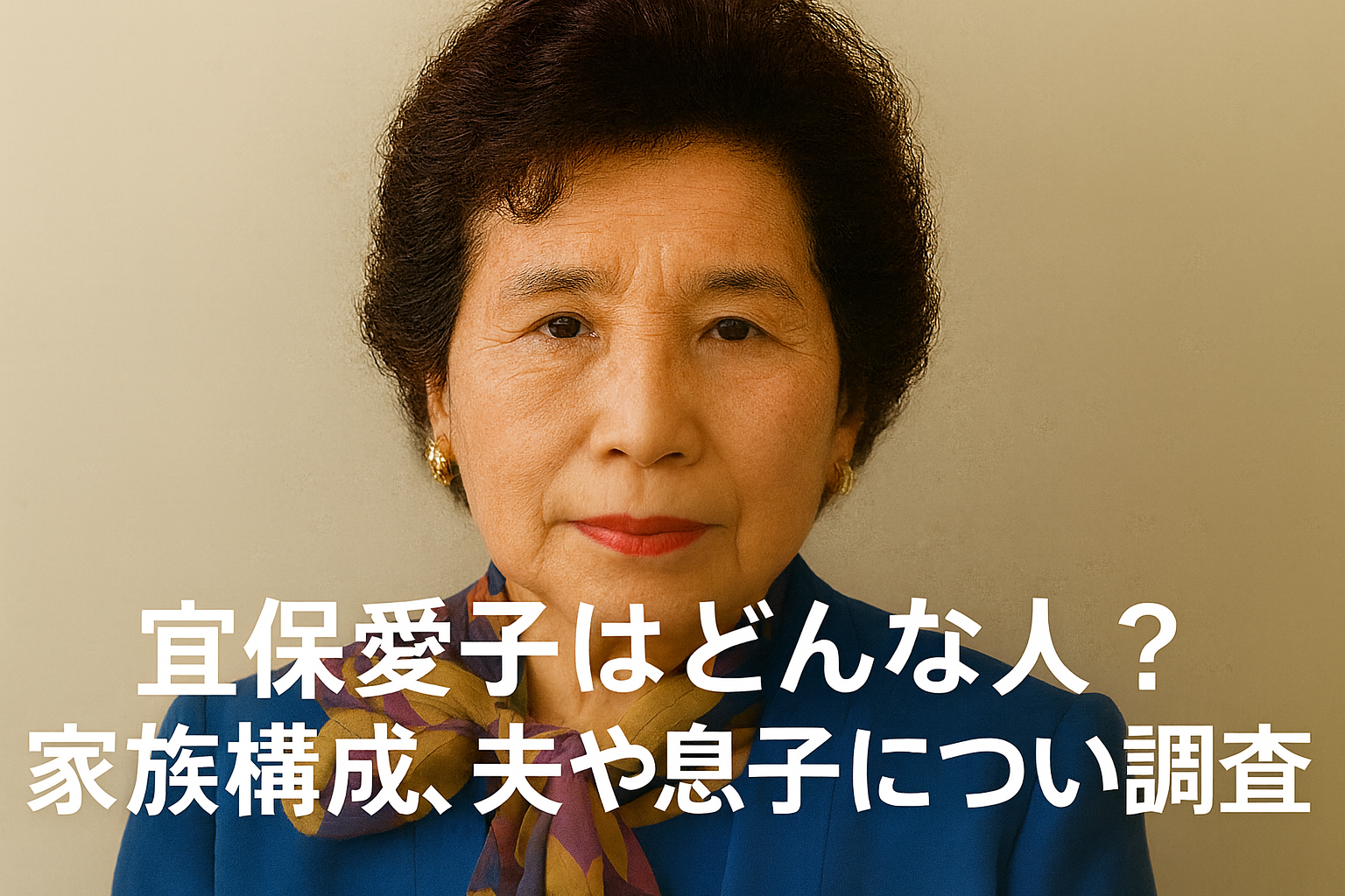 宜保愛子の家族構成と霊能力の真実｜娘・息子・夫の現在と継承の有無を徹底解説